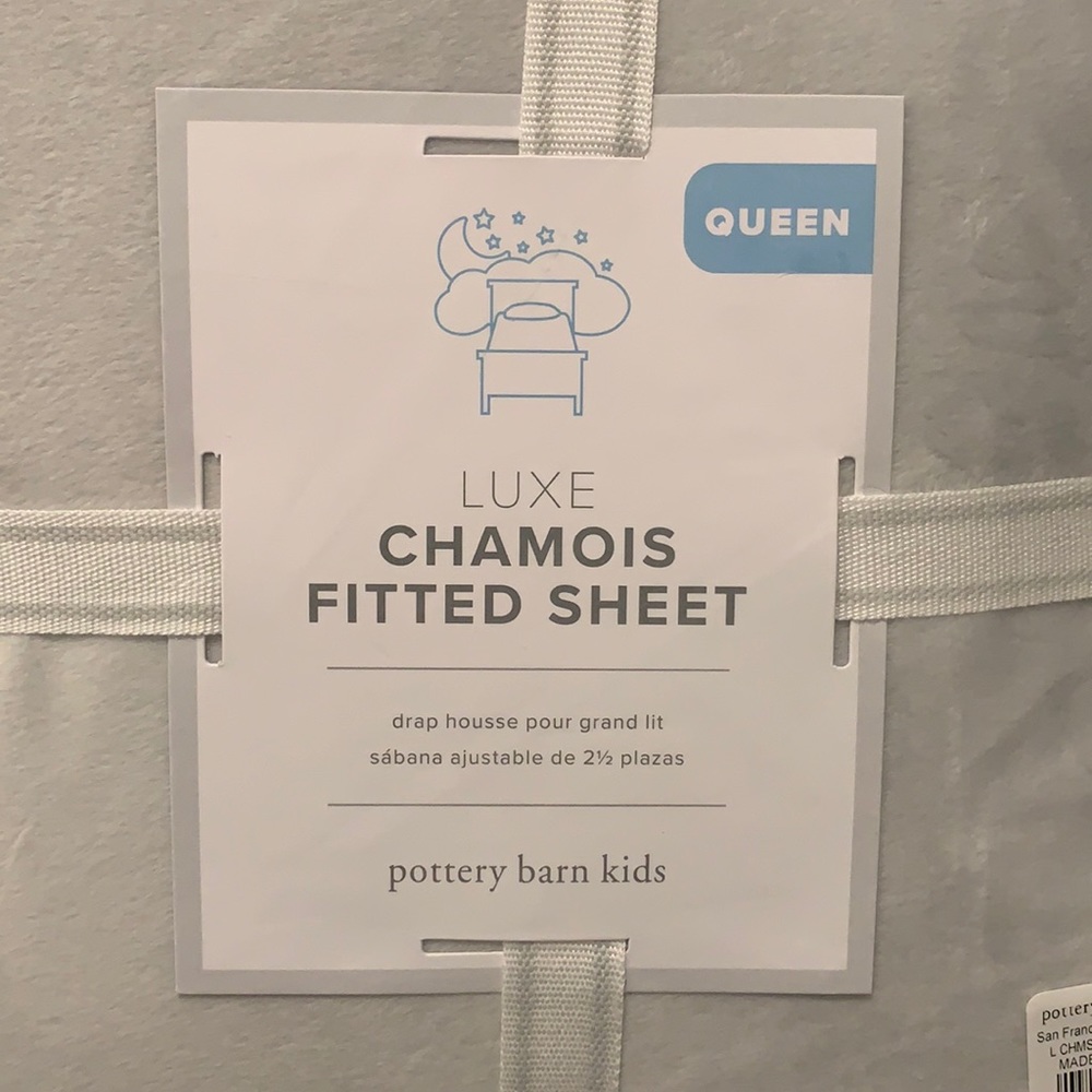 Pottery Barn Kids Luxe Chamois Fitted Sheet